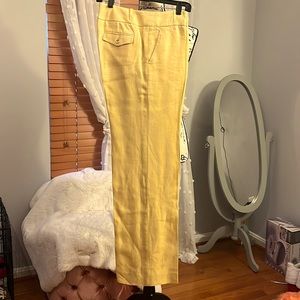 Yellow Linen Pants
